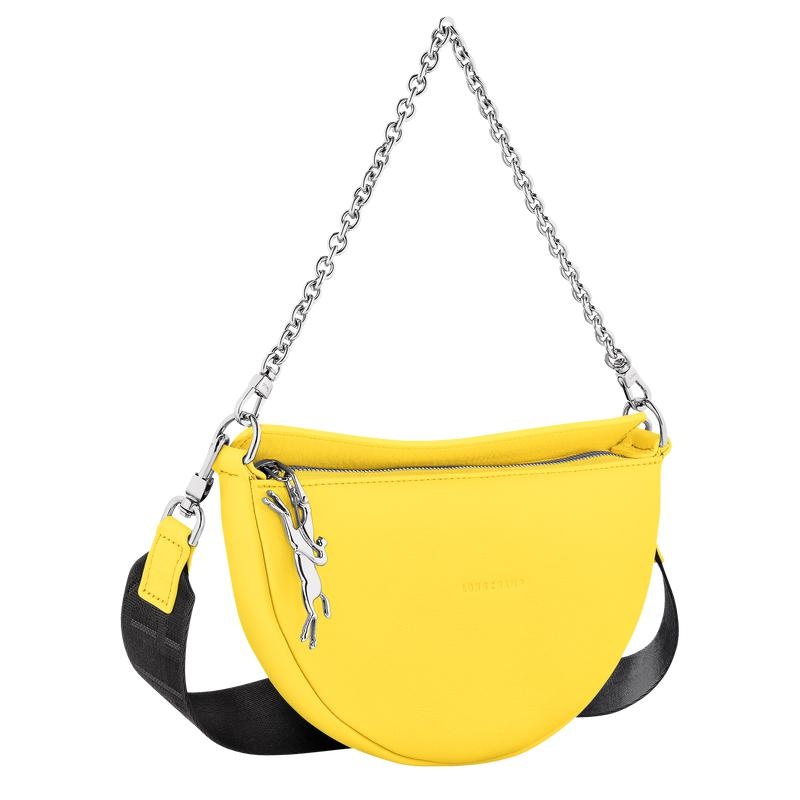 Yellow Women's Longchamp Smile S Crossbody Bags | 6205-YVWQJ